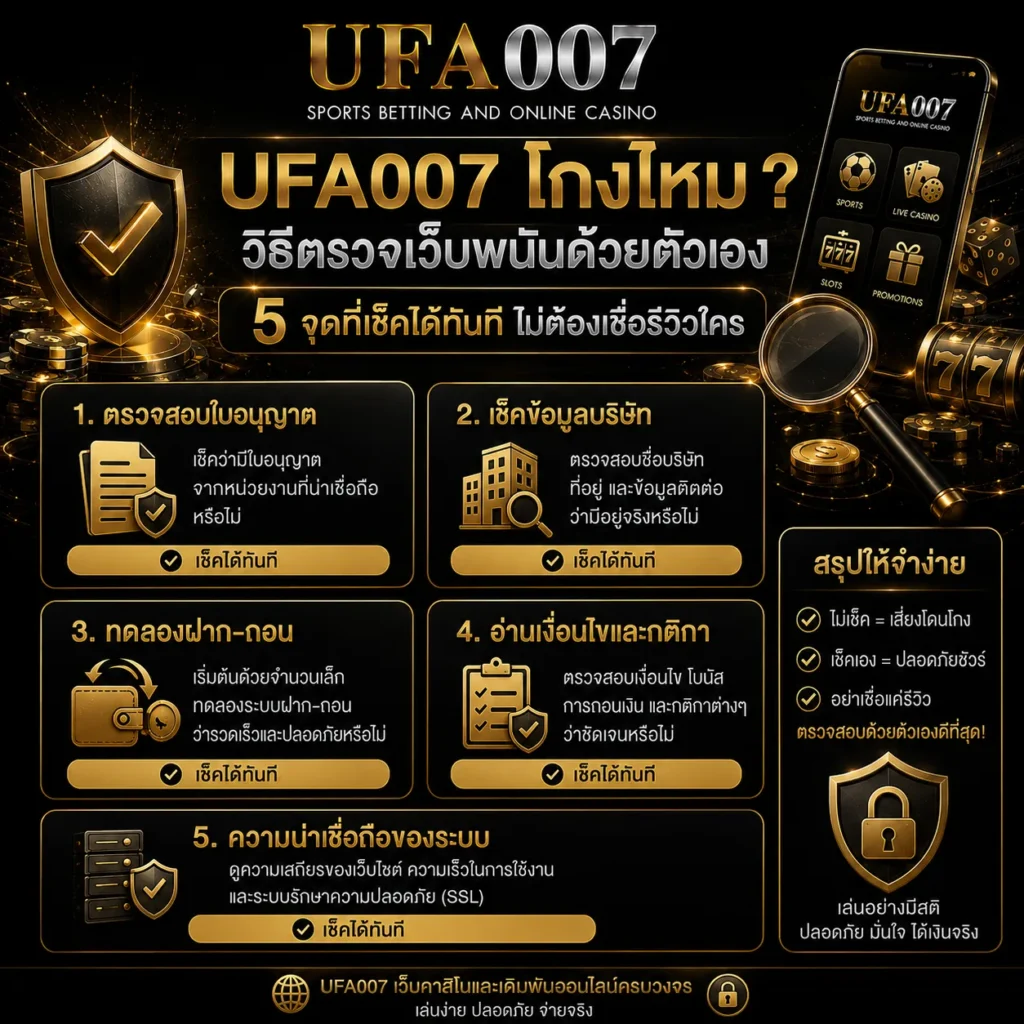UFA007 ดีไหม