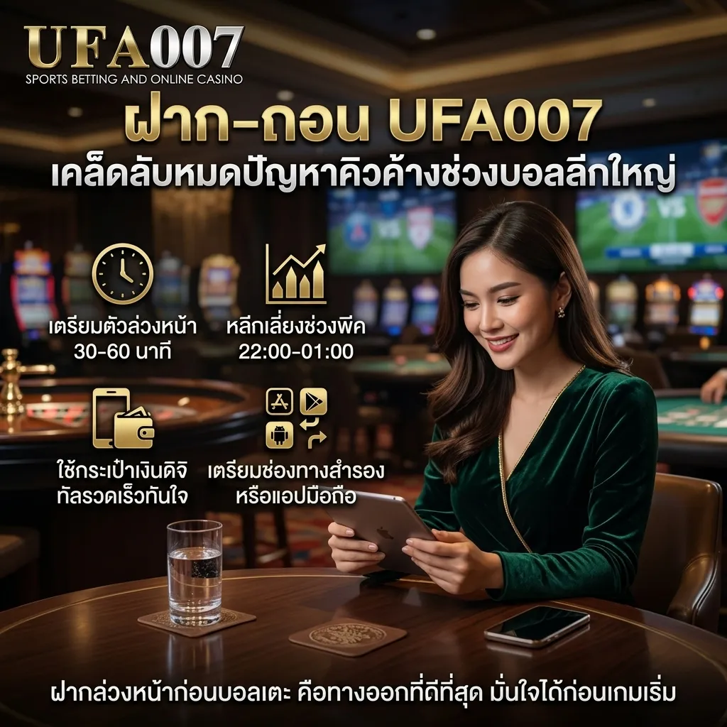ufa007 ฝากถอน