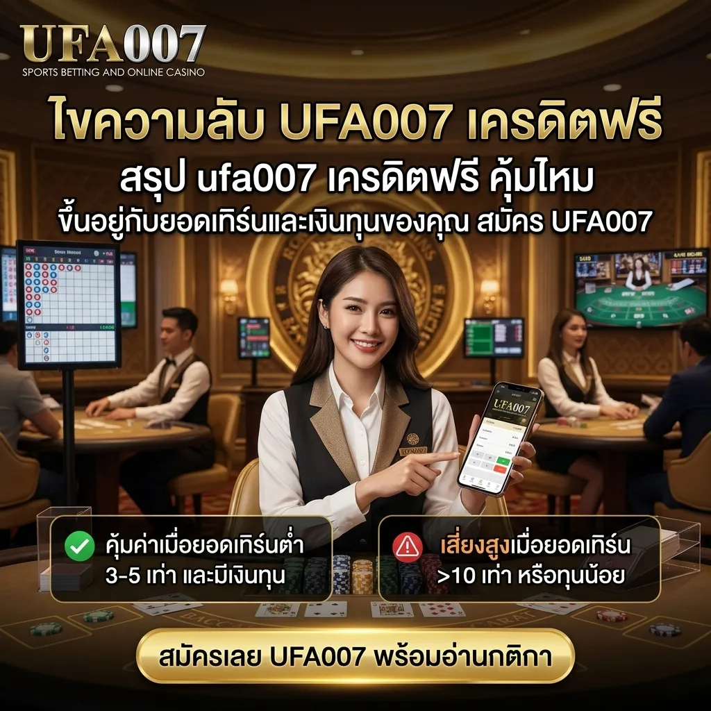 ufa007 เครดิตฟรี