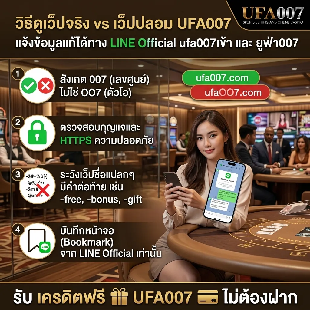 ufa007 เครดิตฟรี ไม่ต้องฝาก