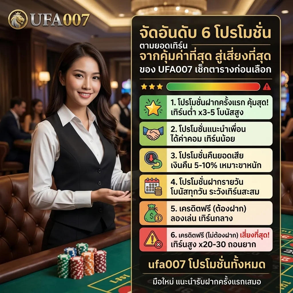 ufa007 โปรโมชั่น ทั้งหมด