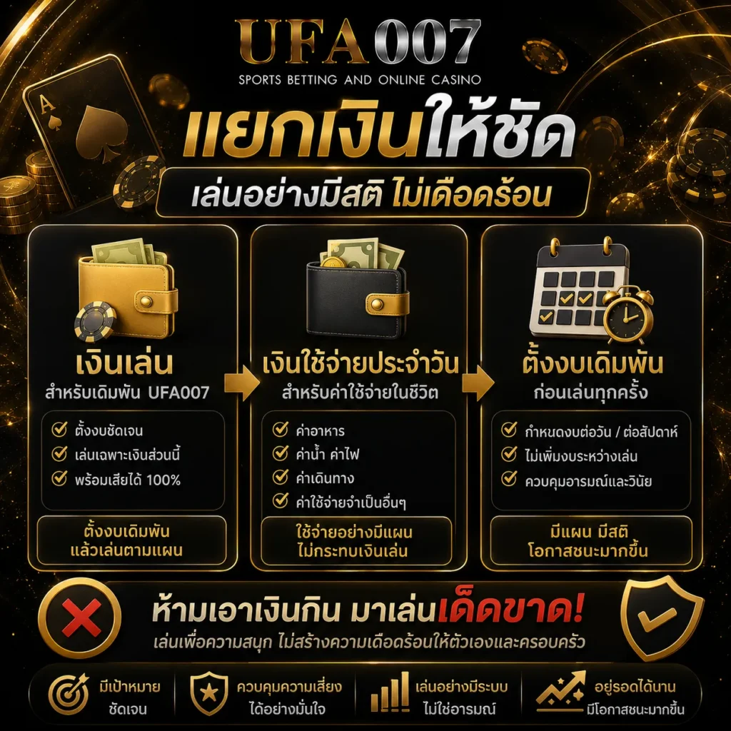 ตั้งงบเดิมพัน UFA007