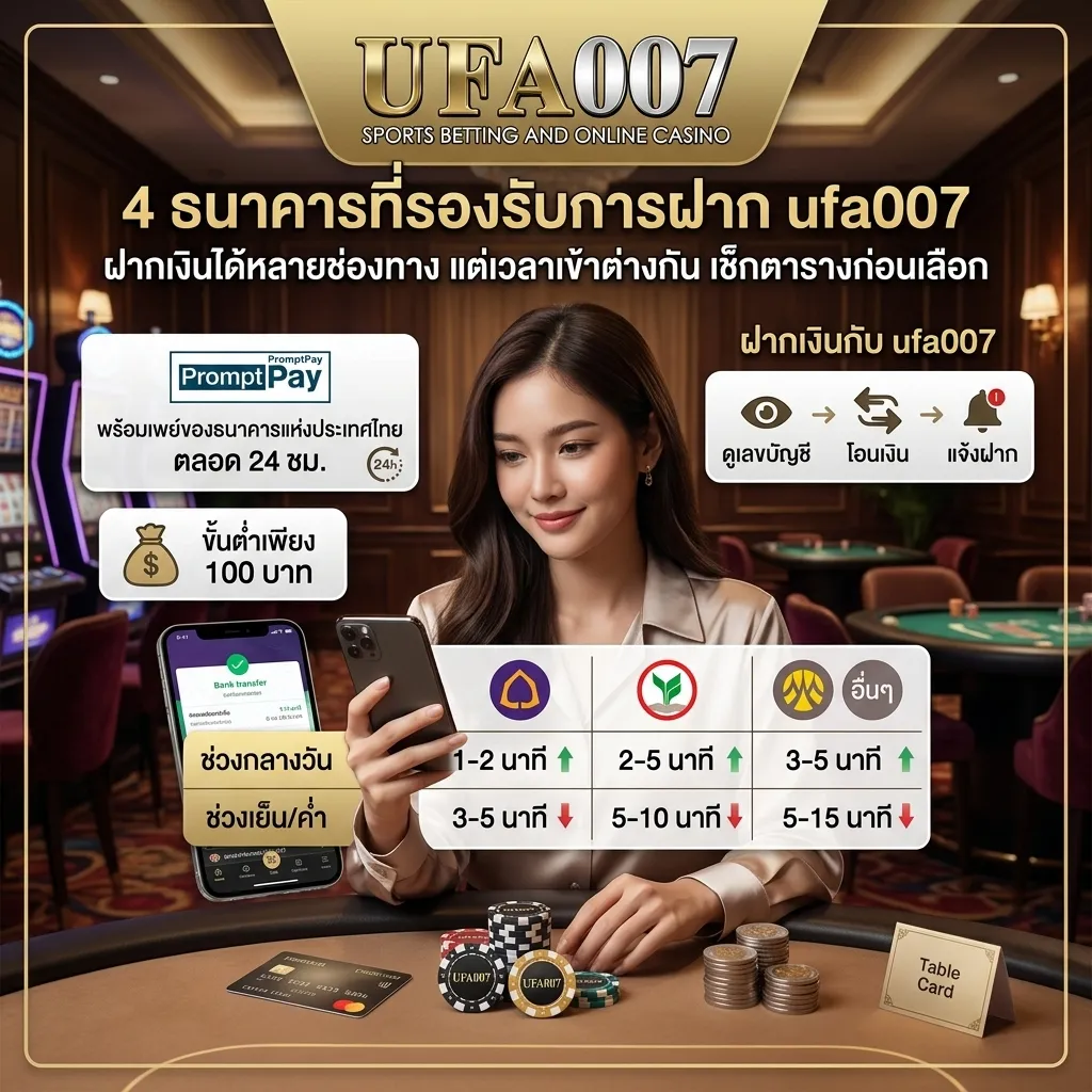 ฝากเงิน ufa007