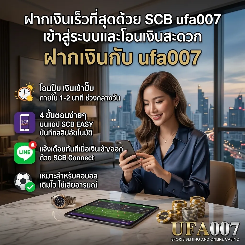 ฝากเงิน ufa007