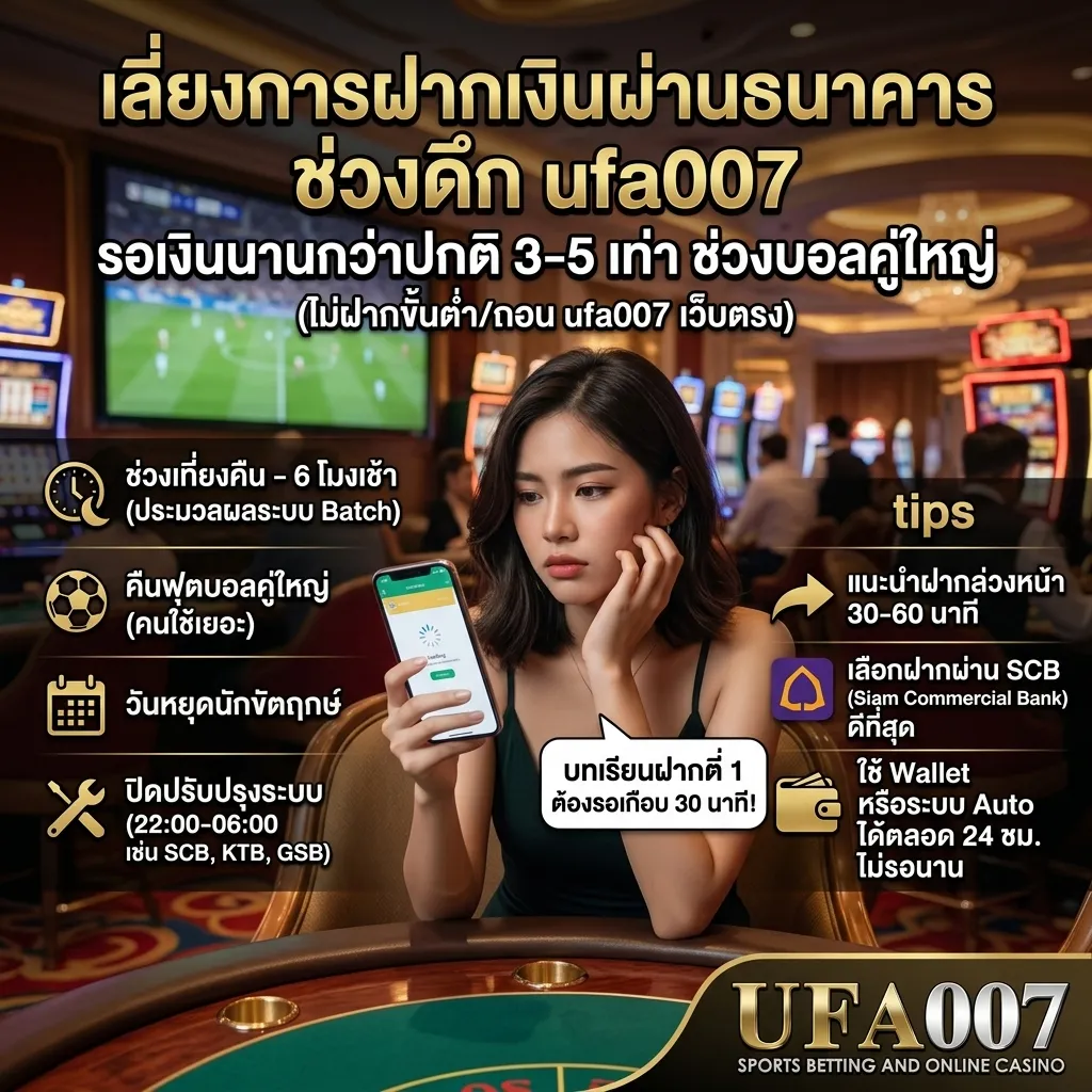 ฝากเงิน ufa007
