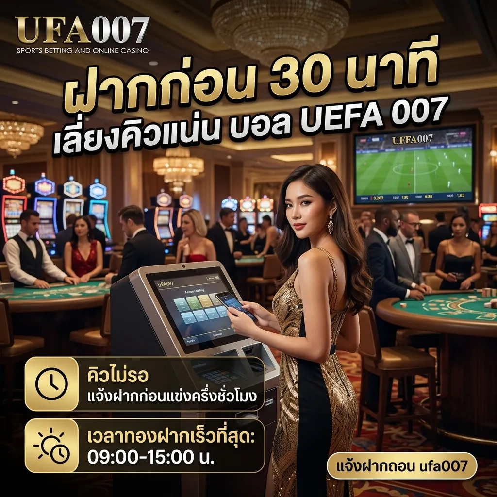 แจ้งฝากถอน ufa007