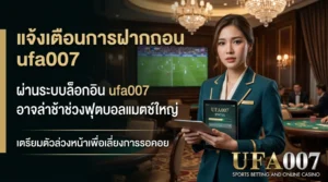 แจ้งฝากถอน ufa007