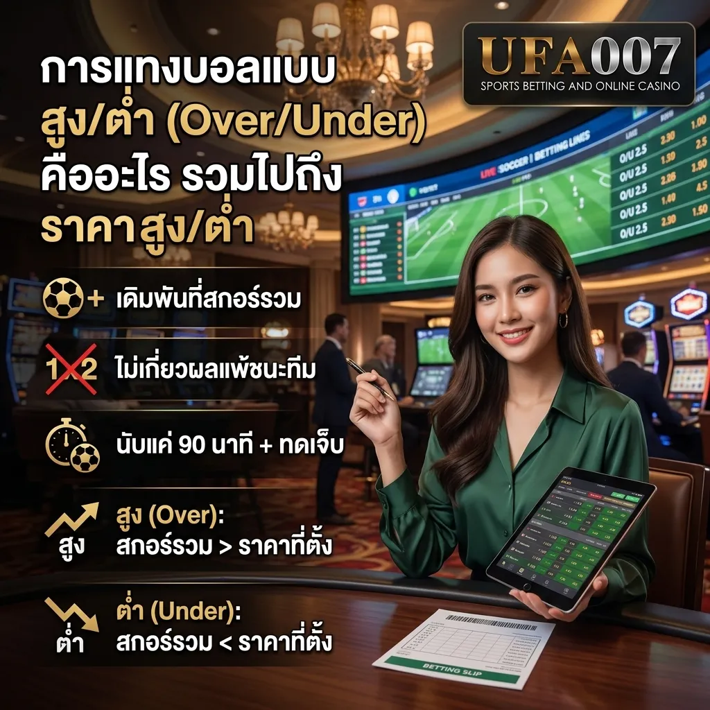 แทงบอลสูงต่ำคืออะไร
