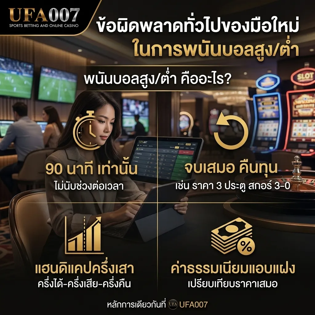 แทงบอลสูงต่ำคืออะไร